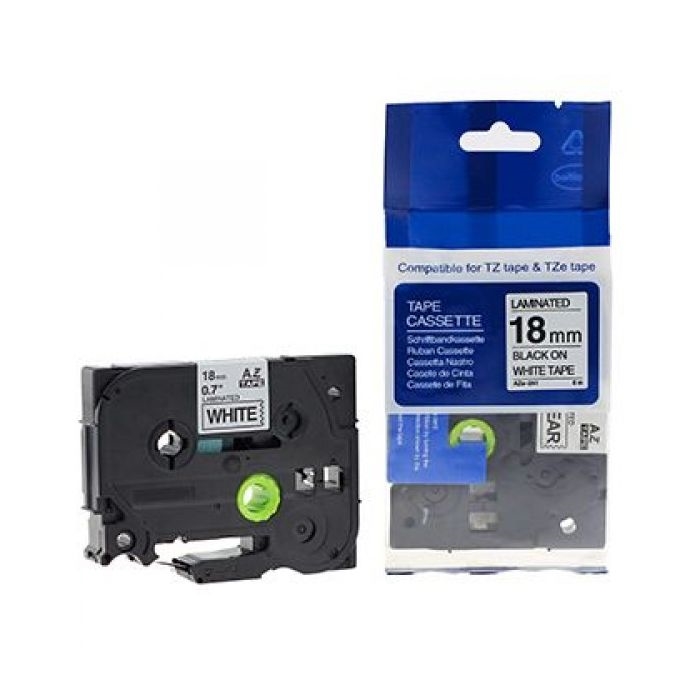 TZ241-Brother TZ-241 NOIR/BLANC 18mm compatible