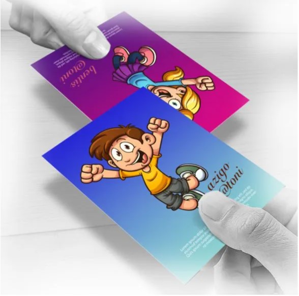 Soft Velvet Laminate Trading Cards