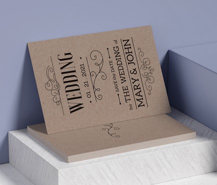 Kraft Paper Postcards