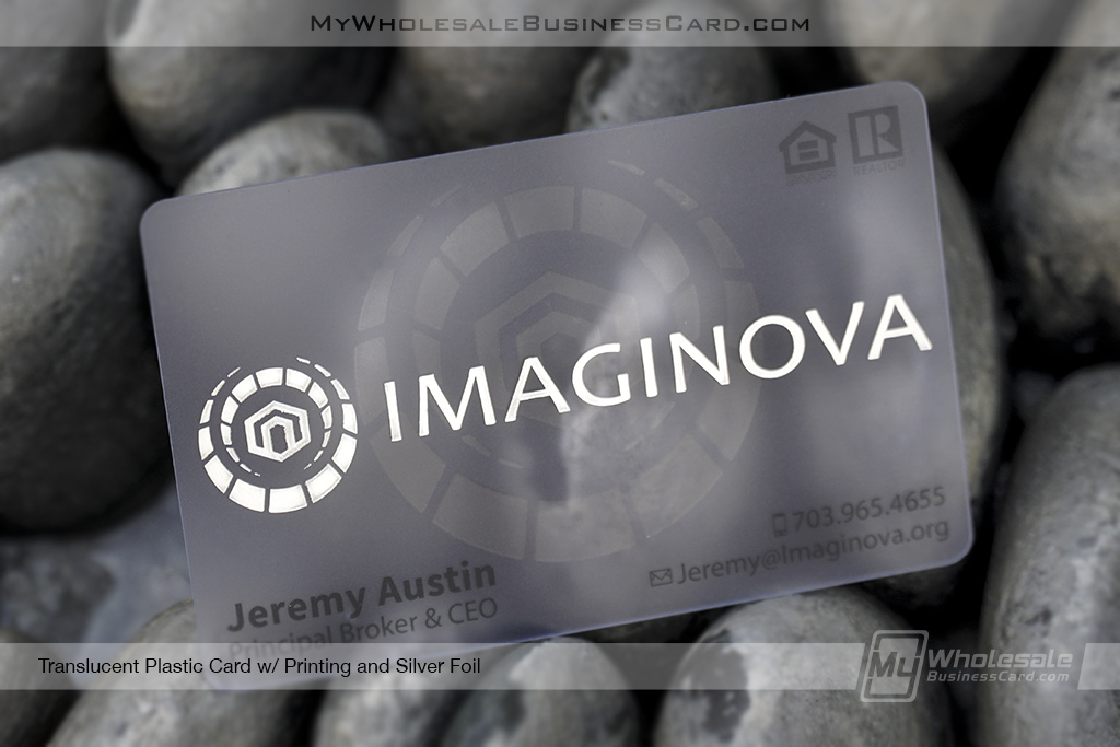 Translucent Plastic Business Cards