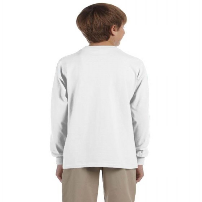 Gildan Youth Ultra Cotton 10 oz./lin. yd. Long-Sleeve T-Shirt | G240B