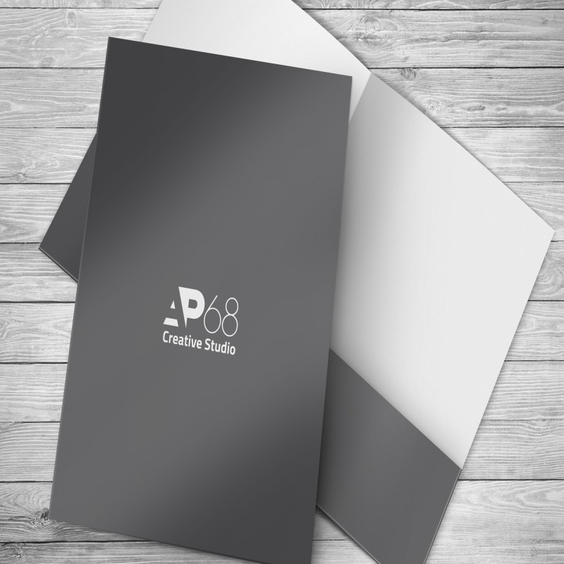 Suede Presentation Folders