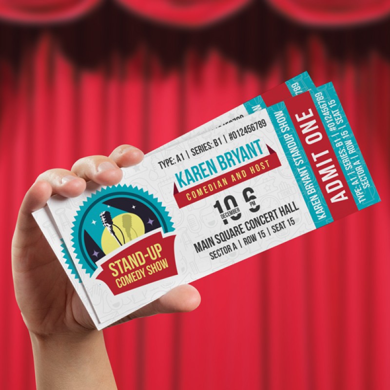  Event Numbered Tickets 