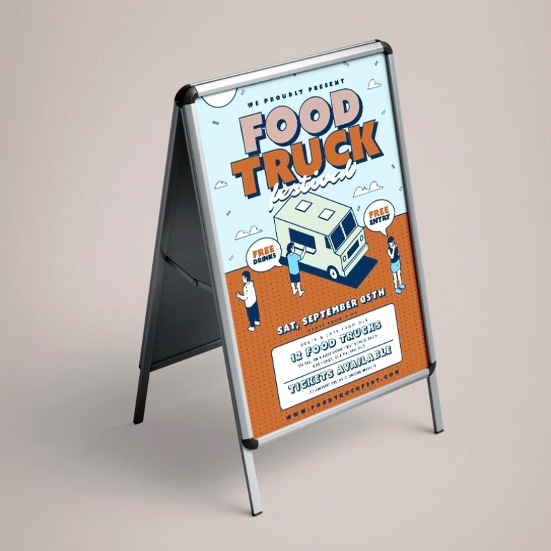 Sidewalk Sign  - Custom A-Frame Signs  Displays