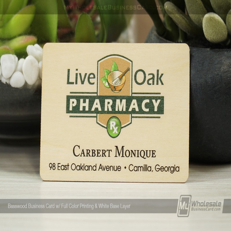Basswood Business Cards