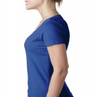 Next Level Ladies' CVC Deep V | 6640_3