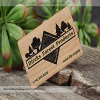 White Oak Wood Business Cards_1